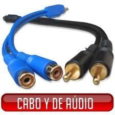 Cabo Adaptador Rca-y 2m/1f Ou 2f/1m